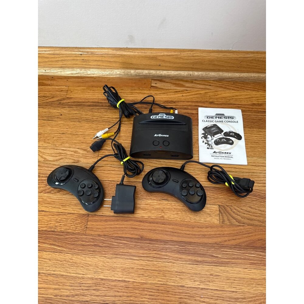 Sega Genesis Classic Game Console With 2 Controllers & Manual AtGames Retro Gami